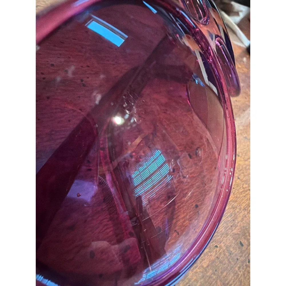 Y2K Oversized Round Sunglasses Translucent Purple Bratz Style Retro 207085